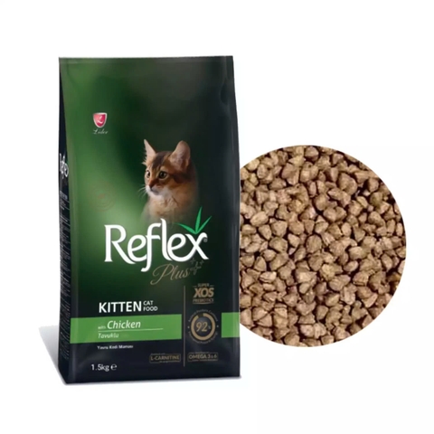 Thức ăn hạt cho mèo con - Reflex Plus Kitten - Vị thịt gà -1,5kg
