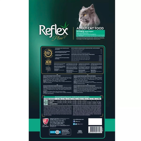 Thức ăn hạt cho mèo - Reflex Plus - Urinary - Vị thịt gà - 1,5kg