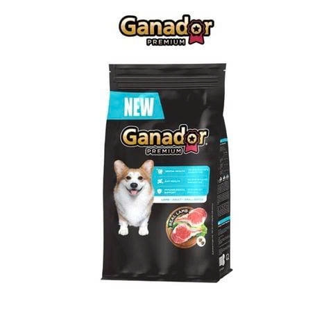 Hạt chó Ganador Premium dog adult small breed with Lamd - Vị thịt cừu