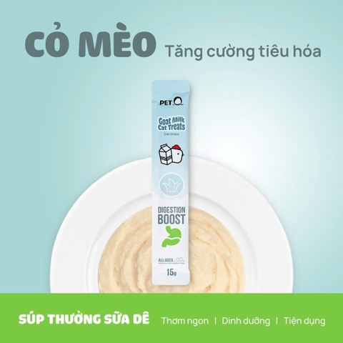 Súp thưởng sữa dê PetQ