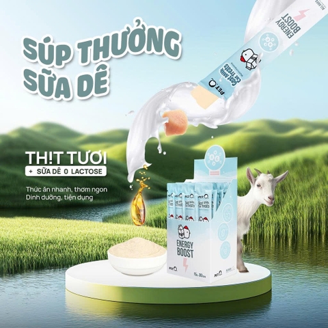 Súp thưởng sữa dê PetQ
