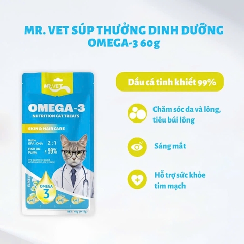 Súp thưởng cho mèo - Mr.Vet
