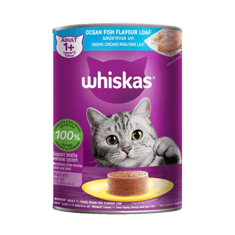 Pate mèo Whiskat Lon 400g - vị cá biển
