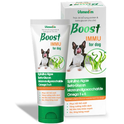 Thức ăn bổ sung protein & Betra Glucan cho Chó - Boost IMMU for Dog
