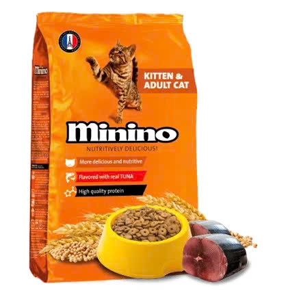 Thức ăn hạt cho mèo Con và mèo mẹ Minino - 1,3kg