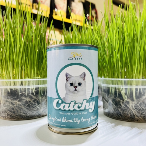 Pate mèo Catchy 400g - Cá ngừ khoai tây - TP0221