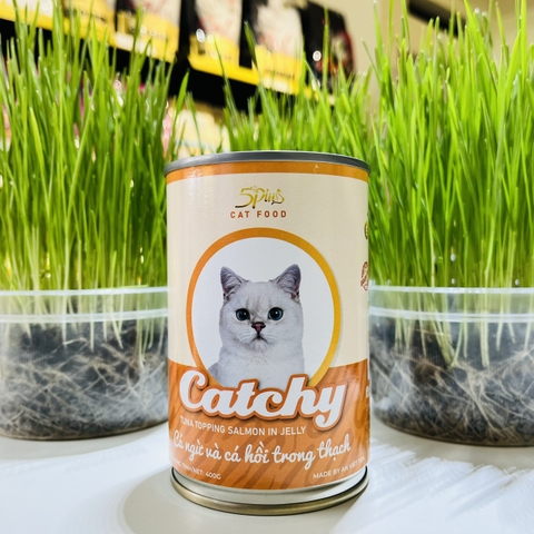 Pate mèo Catchy 400g - Cá ngừ cá hồi - TP0182