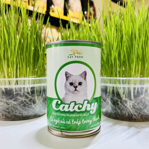 Pate mèo Catchy 400g - Cá ngừ cá tráp - TP0180