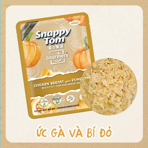 Pate cho mèo - Snappy Tom trái cây - 70g
