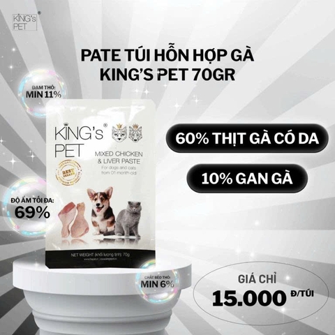 Pate King’s Pet Túi 70gr