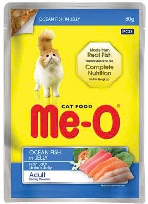 Thức ăn ướt Me-O túi vị cá biển
