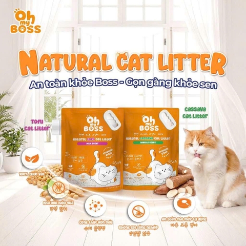 Các sắn tự nhiên cho mèo - Oh My Boss