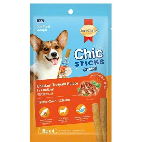 Thanh thưởng Smartheart thị gà TERIYAKI cho chó
