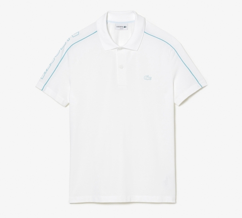 Áo Polo Lacoste Nam Viền Cổ Dáng Regular PH1426-00-RI6 Màu Trắng