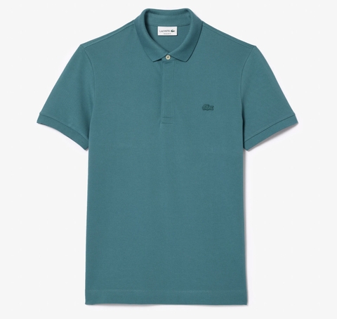 Áo Polo Lacoste Nam Paris Dáng Regular PH5522-00-IY4 Xanh Nhớt