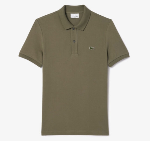 Áo Polo Lacoste Nam Dáng Slim Fit PH4012-00-316 Màu Ôliu