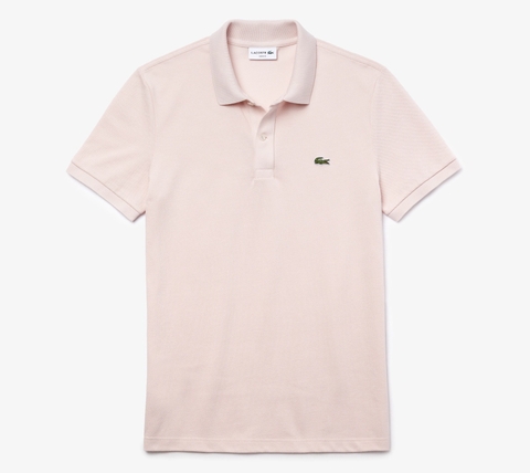 Áo Polo Lacoste Nam Dáng Slim Fit PH4012-00-ADY Màu Hồng Pastel