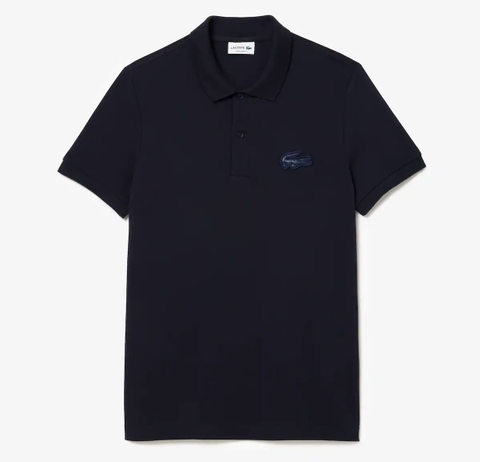 Áo Polo Lacoste Nam Logo Lớn Dáng Regular PH2100-00-HDE Màu Xanh Navy