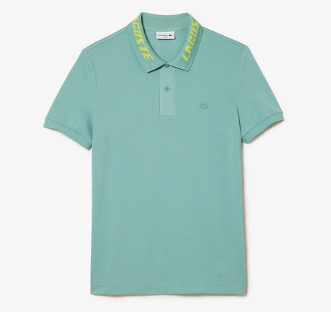 Áo Polo Lacoste Nam Chữ Cổ Dáng Slim Fit PH9642-00-3A4 Màu Xanh Mint