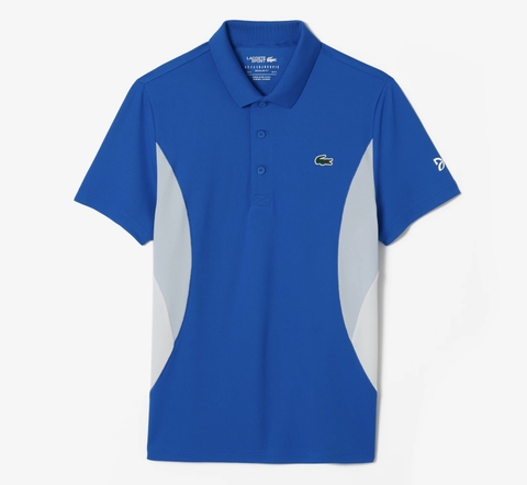Áo Polo Thể Thao Lacoste Nam Novak Djokovic Ultra Dry DH7330-00-IXW Bản Fan Xanh Dương