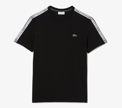 Áo Thun Lacoste Nam Viền Vai Dáng Regular TH5071-00-031 Màu Đen