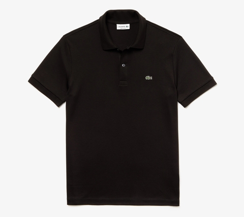 Áo Polo Lacoste Nam Cotton Vải Mịn Dáng Regular DH2050-00-031 Màu Đen