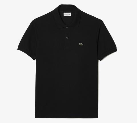 Áo Polo Lacoste Nam Trơn Dáng Classic Cổ Điển L1212-00-031 Màu Đen