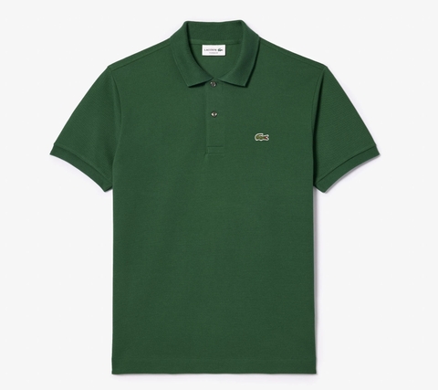Áo Polo Lacoste Nam Trơn Dáng Classic Cổ Điển L1212-00-132 Màu Xanh Lục