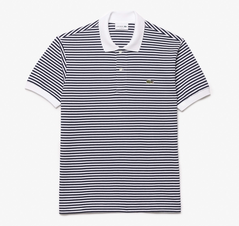 Áo Polo Lacoste Nam Phối Sọc Dáng Classic Cổ Điển PH9753-00-522 Màu Xanh Navy