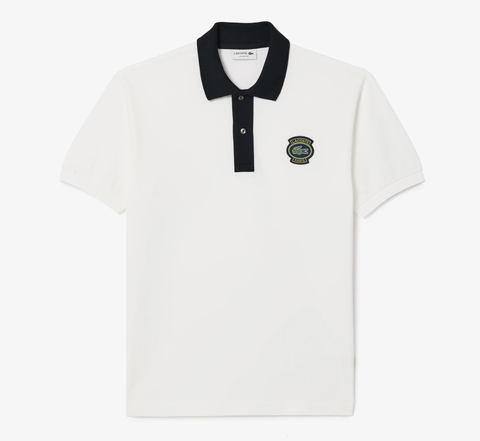 Áo Polo Lacoste Nam Viền Cổ Dáng Classic Cổ Điển PH7369-00-8LP Màu Trắng