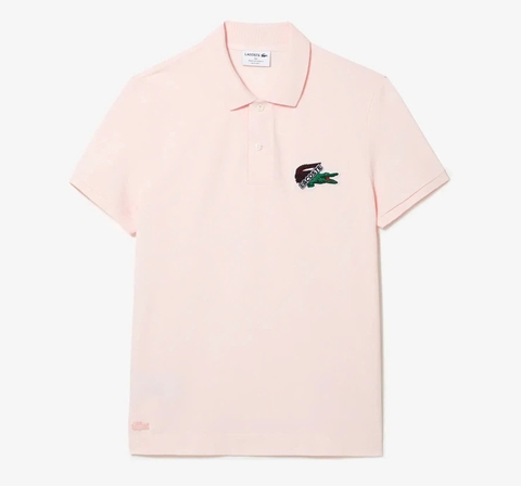 Áo Polo Lacoste Nam Made In France Dáng Regular PH1369-00-T03 Màu Hồng