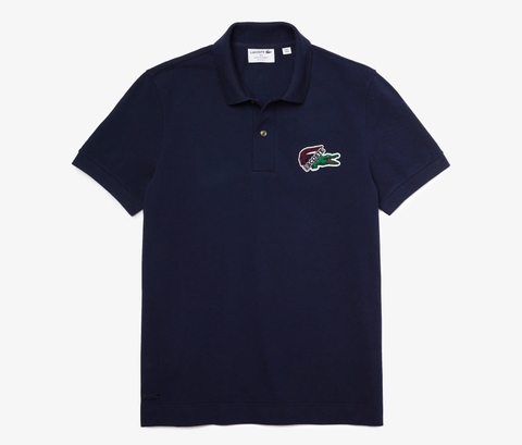 Áo Polo Lacoste Nam Made In France Dáng Regular PH1369-00-166 Màu Xanh Navy