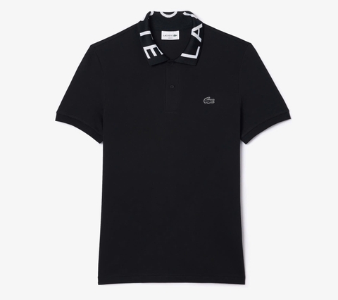 Áo Polo Lacoste Nam Chữ Cổ Dáng Slim Fit PH7495-00-031 Màu Đen