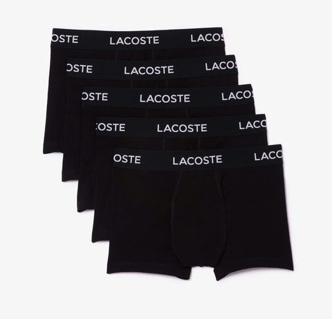 Set 5 Quần Lót Lacoste Nam 5H5203-00-031 Màu Đen