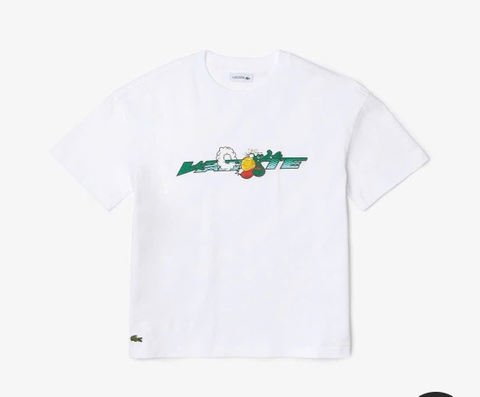 Áo Thun Lacoste Trẻ Em TJ5310-00-SBH Màu Trắng