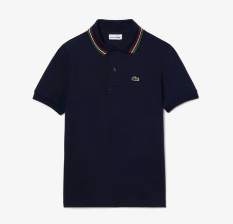 Áo Polo Trẻ Em Lacoste PJ9702-00-QRN Màu Xanh Navy