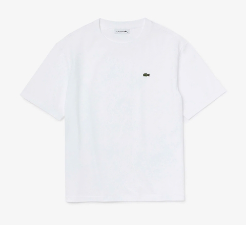 Áo Thun Lacoste Nữ Dáng Suôn TF5441-00-001 Màu Trắng