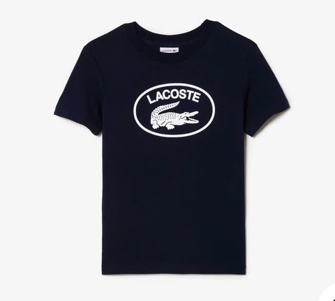 Áo Thun Lacoste Trẻ Em TJ9732-00-166 Màu Xanh Navy