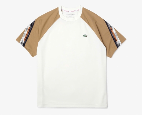 Áo Thun Lacoste Nam Thể Thao Dáng Regular TH5196-00-A9C Màu Trắng