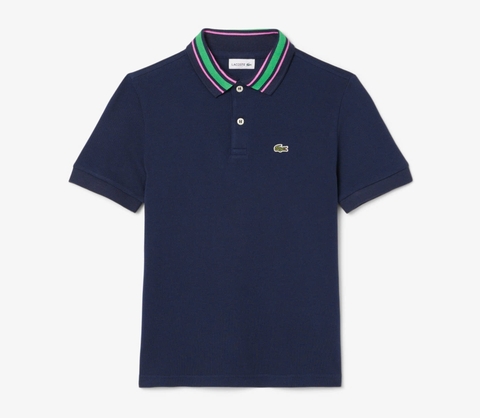 Áo Polo Trẻ Em Lacoste PJ8402-00-HTI Màu Xanh Navy