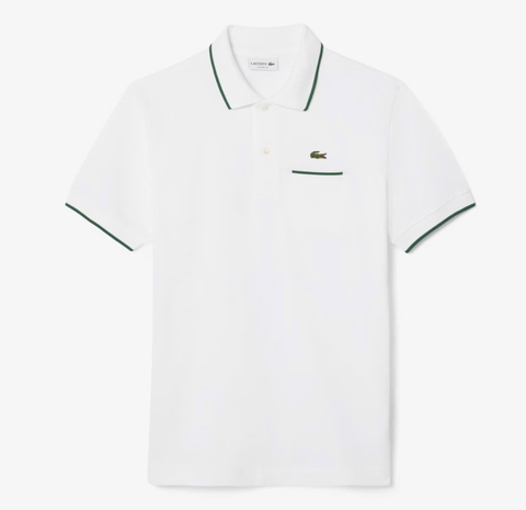 Áo Polo Lacoste Nam Viền Cổ Dáng Classic PH9838-00-737 Màu Trắng