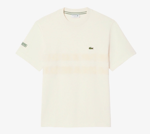 Áo Thun Lacoste Nam Dáng Classic TH9769-00-XFJ Màu Kem