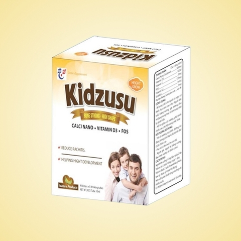 Kidzusu 10ml: Bổ Sung Vitamin D, Canxi Và Hỗ Trợ Xương Chắc Khoẻ
