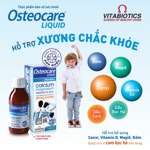 Vitabiotics Osteocare Syrup 200ml Có Tốt Không? Review Chi Tiết Từ A–Z