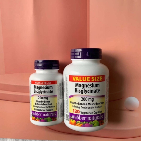 Webber Naturals Magnesium Bisglycinate 200mg Giá Tốt, Mua Ở Đâu Chính Hãng