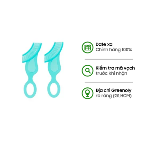 Brushbaby Bộ 2 Bàn Chải Mát Xa Nướu Làm Sạch Răng Không Ảnh Hưởng Nướu Cho Bé Từ 10 - 36 Tháng Tuổi