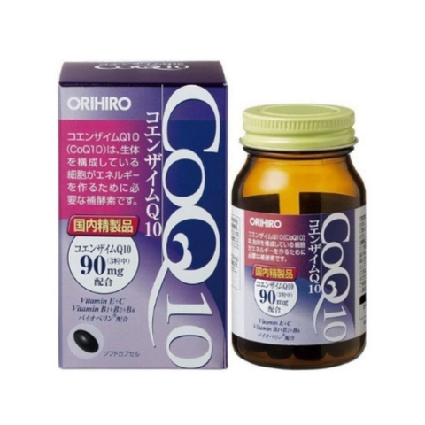 Viên Uống Hỗ Trợ Tim Mạch Coenzyme Q10 Orihiro 90 viên