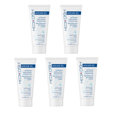 Combo 5 Tuýp Medicosh Kem Kem Hỗ Trợ Cải Thiện Giãn Tĩnh Mạch Varicare Gel 50ml