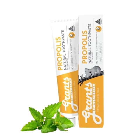 Combo 7 Tuýp Grants of Australia Kem Đánh Răng Chiết Xuất Keo Ong Thảo Dược Hữu Cơ 110g