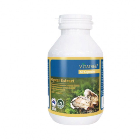 Oyster Extract Vitatree Tinh Chất Hàu Tăng Cường Sinh Lý Nam 60 Viên